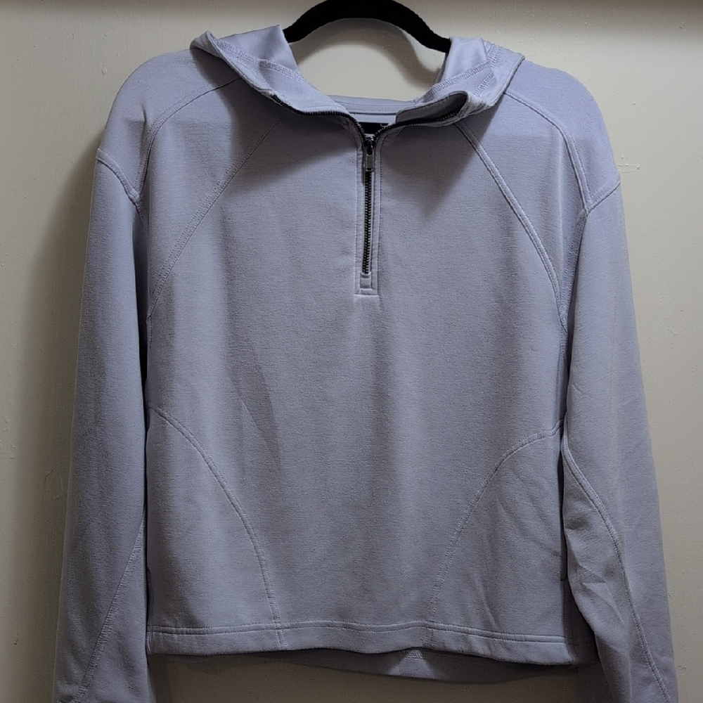 Avia Women's Light Purple Half Zip Hoodie Sweater